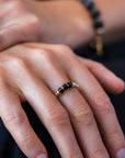 Be Poised Ring - Black Velvet