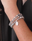Be Alluring Bracelet - Happy in Grey