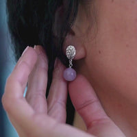 Earrings 1573 - Lilac Bloom