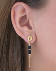 BO 1588 Earrings - Black Velvet
