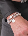 Bracelet Be Great - Happy In Grey