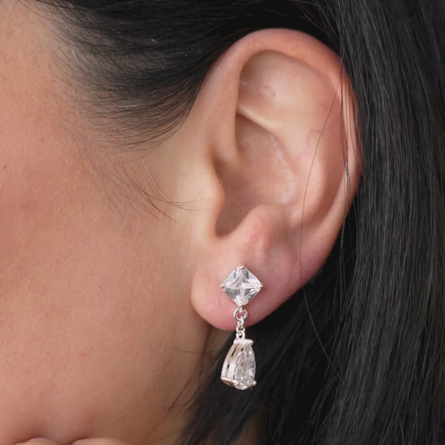 BO1603 Silver Earrings - Haute Joy Collection