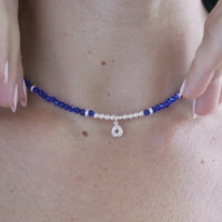 Be Vibrant Silver Necklace - Vibrant Diwali