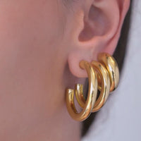 Earrings 1581 (Medium) - Silky Haze
