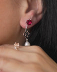 BO1604 Silver Earrings - Haute Joy Collection