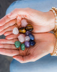 Small Heart in Tiger Eye stone