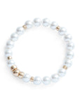 be timeless women's bracelet sterling silver 14kt gold vermeil mother-of-pearl handcrafted in canada