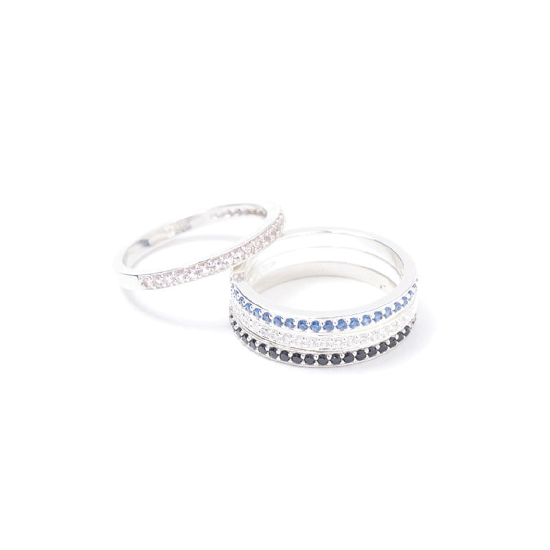 Be Eternal Ring in Silver white zirconia