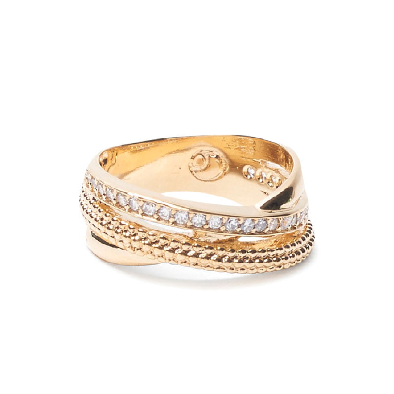 Bague Be Trinity en Or Vermeil 14kt