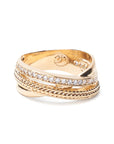 Bague Be Trinity en Or Vermeil 14kt