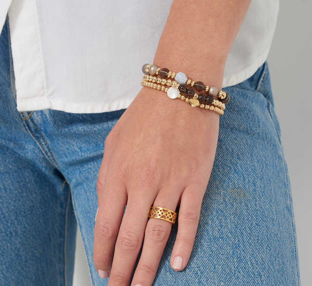 Be Celest Ring in Gold