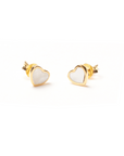 bo 1502 women's earrings sterling silver 14kt gold vermeil mother-of-pearl handcrafted in canada
