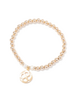be charmed women's bracelet sterling silver 14kt gold vermeil handcrafted in canada
