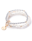 be essential women's bracelet mother-of-pearl sterling silver 14kt gold vermeil handcrafted in canada