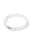 be timeless women's bracelet sterling silver 14kt gold vermeil mother-of-pearl handcrafted in canada