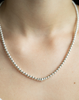 Be A Must Women's Beaded Necklace Sterling Silver