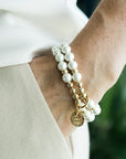 be luminous women's bracelet mother-of-pearl sterling silver 14kt gold vermeil handcrafted in canada