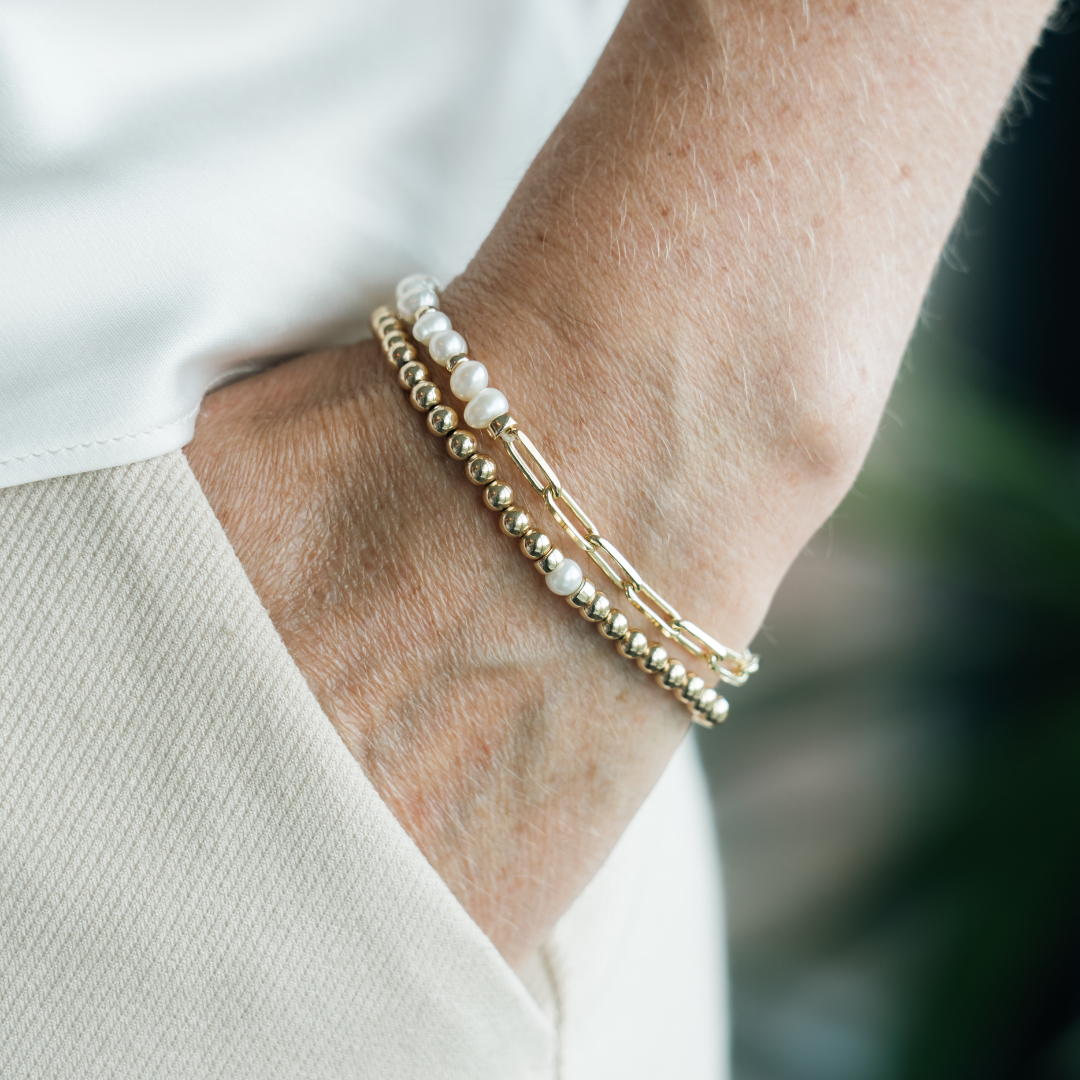 Pearl 2025 bracelet gold