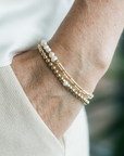 be effortless women's bracelet freshwater pearls sterling silver 14kt gold vermeil handcrafted in canada