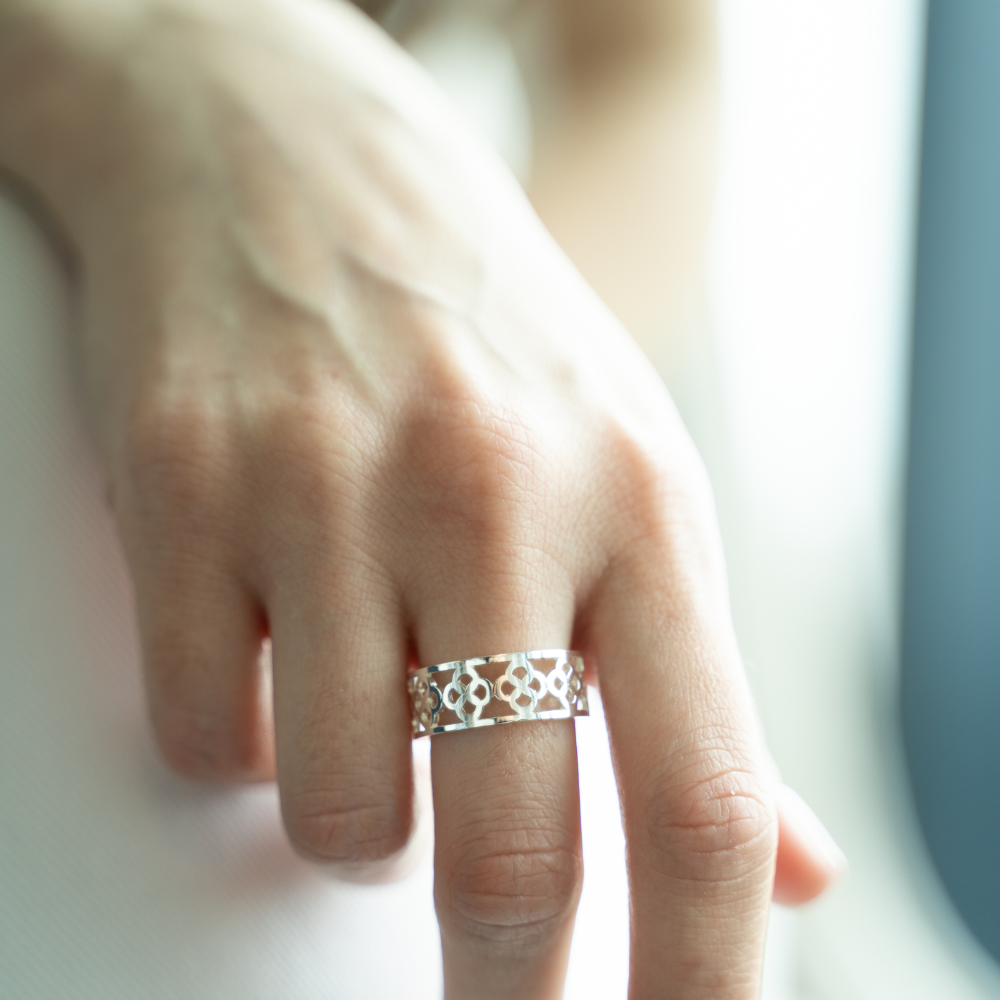 Be Celest Ring in Silver