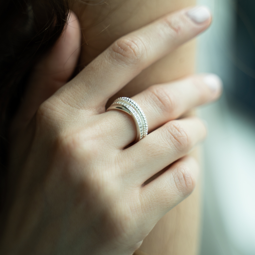 Be Trinity Ring in silver