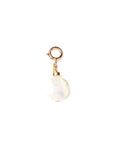 Mother-Of-Pearl Round Faceted Charm