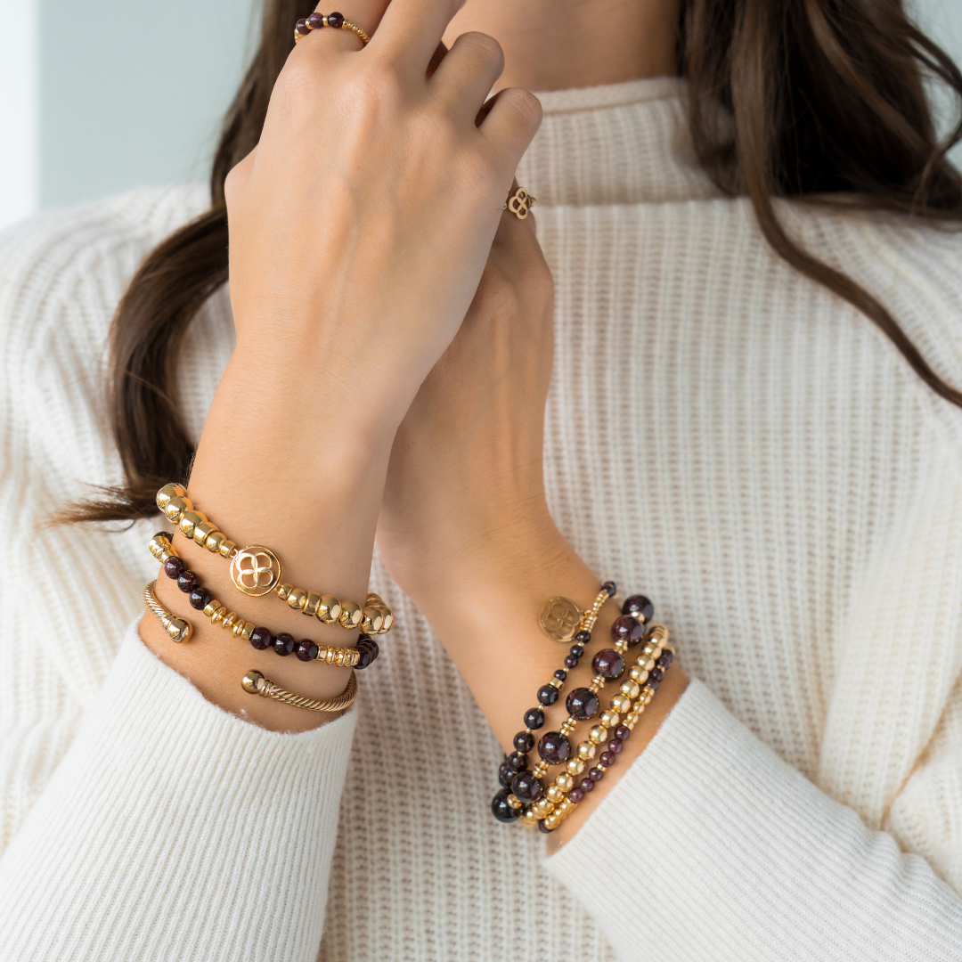 Bracelet Be Splendid - Red Velvet