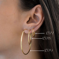 Earrings 1578 (Medium) - Soulful Lapis