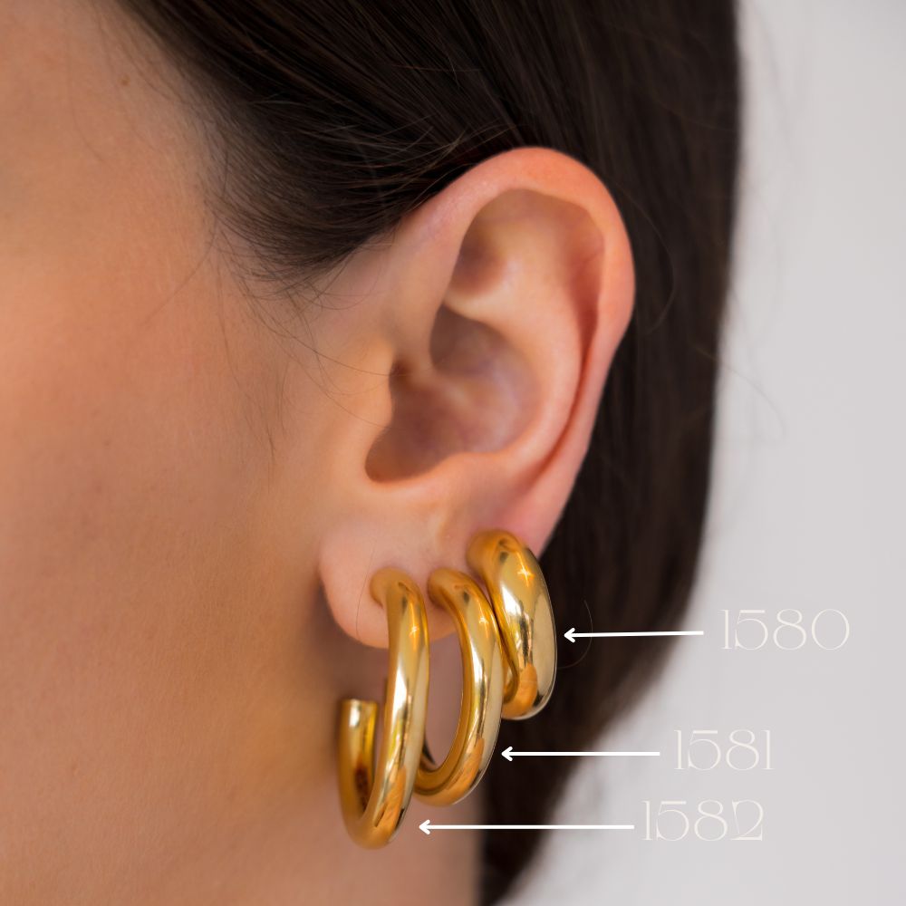 Boucles D'Oreilles 1580 (Petites) - Silky Haze