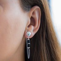 BO 1588 Earrings - Black Velvet