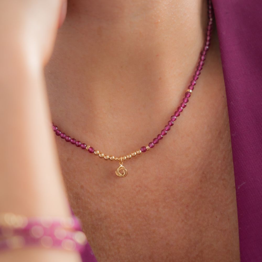 Be Vibrant Gold Necklace - Vibrant Diwali