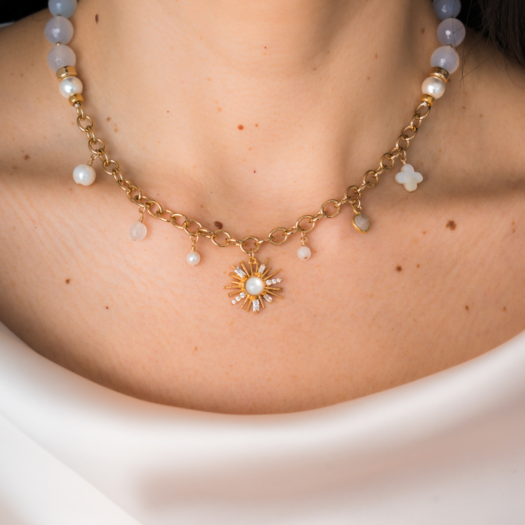 Be Azure Necklace - Côte d'Azur