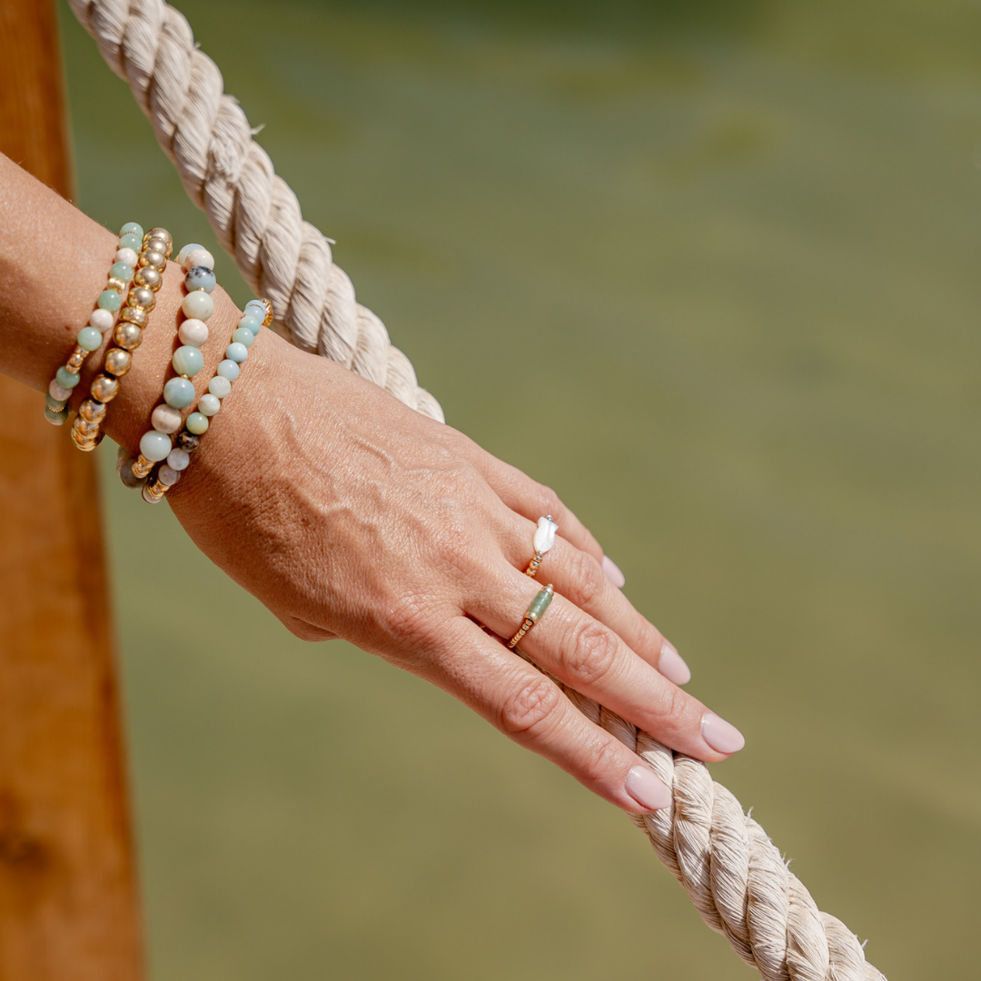 BE BRAVE ELASTIC RING - SAINT-BARTH