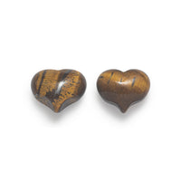 Small Heart in Tiger Eye stone