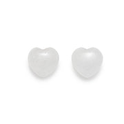 Small Heart in White Quartz stone