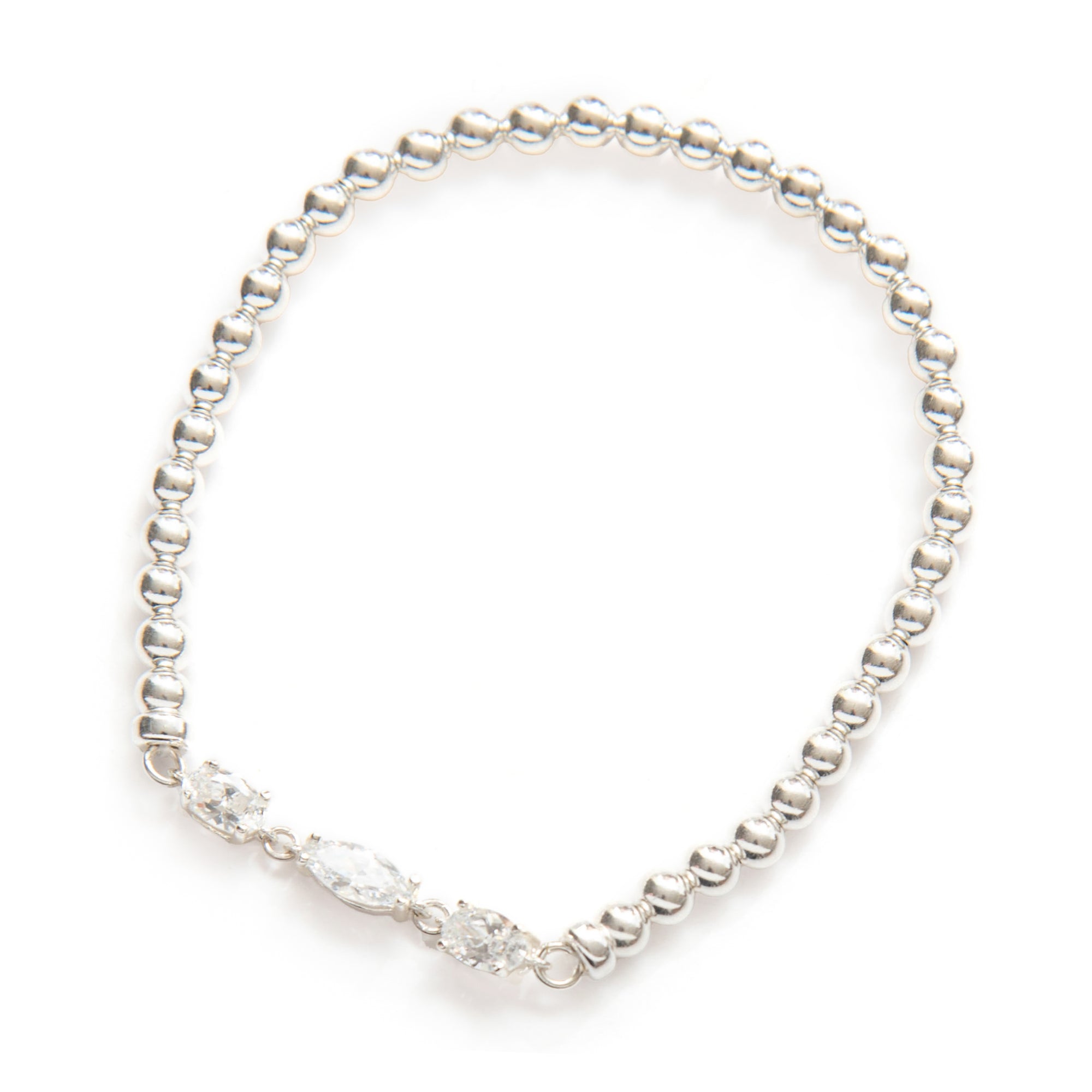Be Ravishing Silver Bracelet - Haute Joy Collection