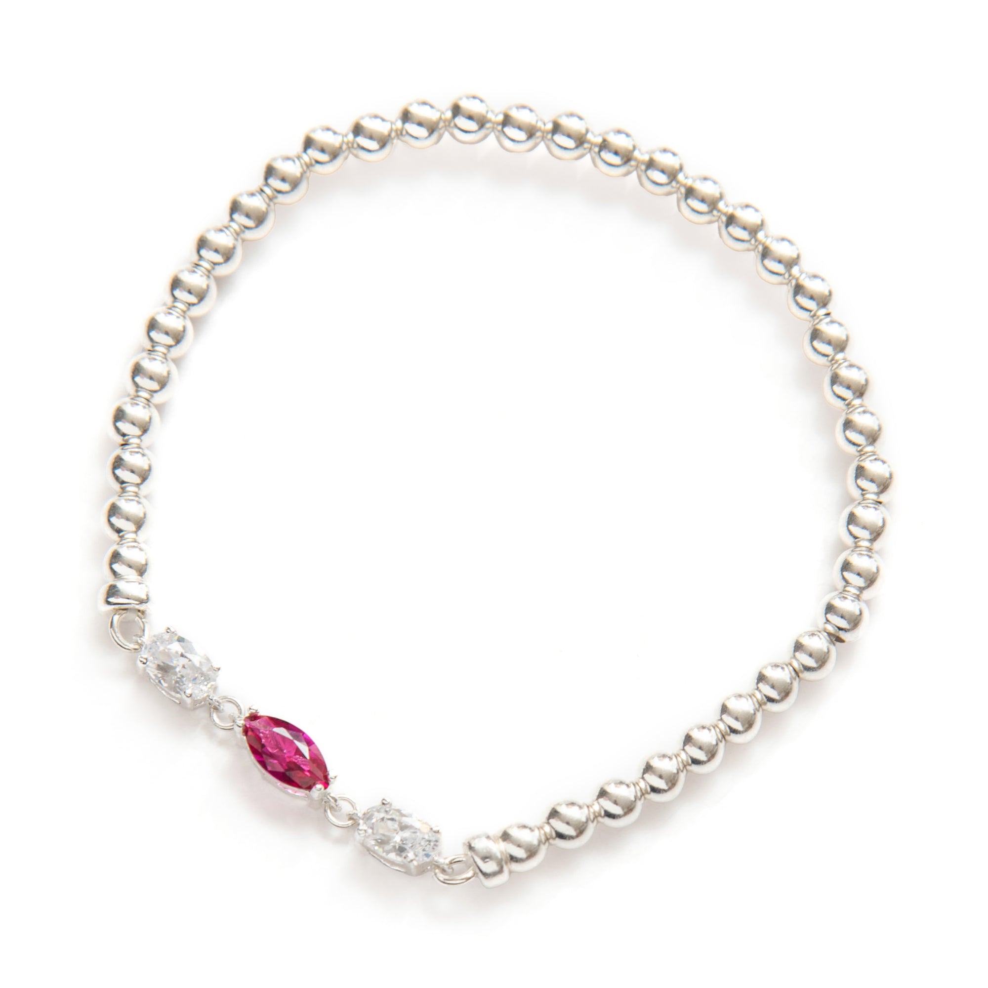Be Ravishing Silver Bracelet - Haute Joy Collection