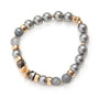 Bracelet Be Grand - Happy in Grey
