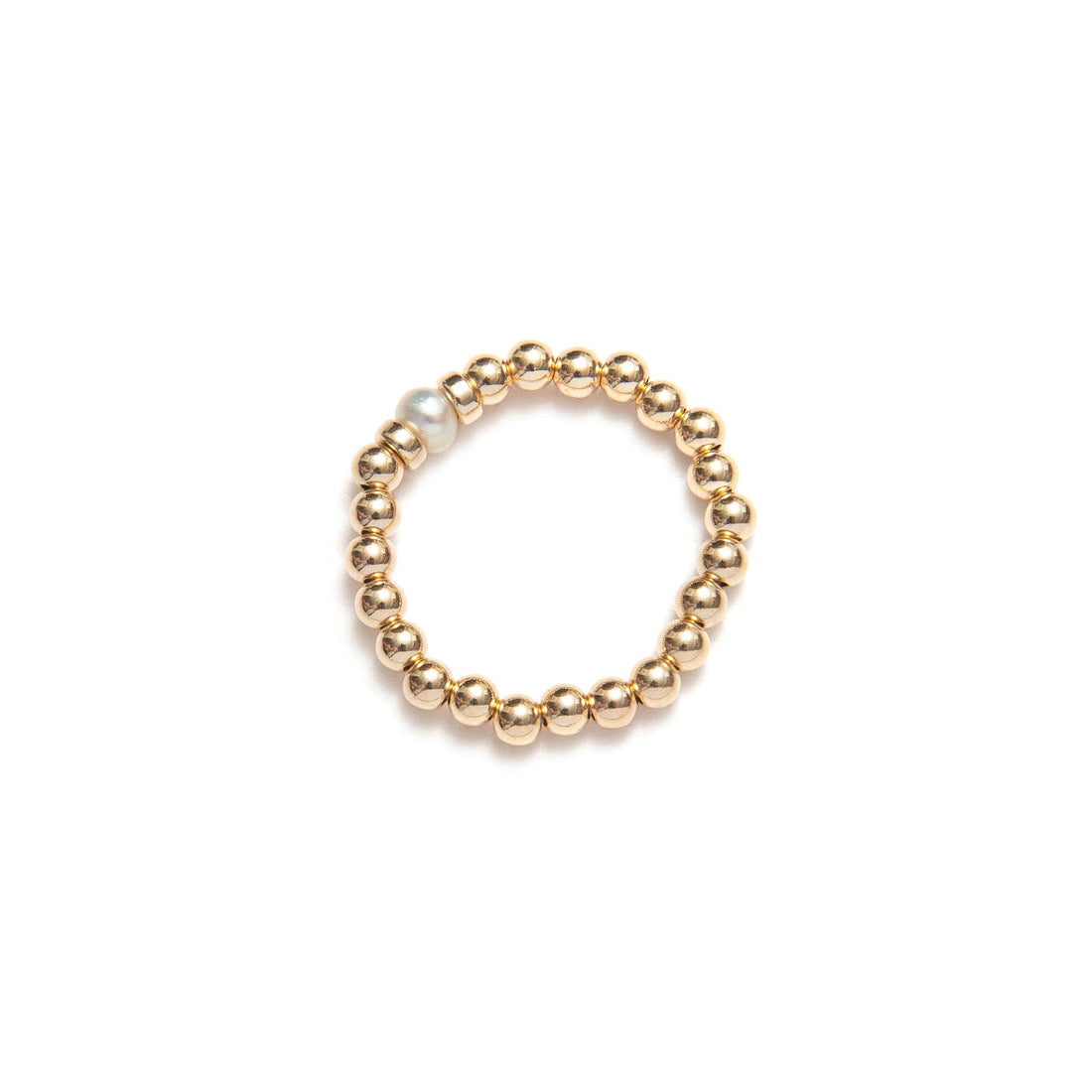 Classic Freshwater Pearl Elastic Ring