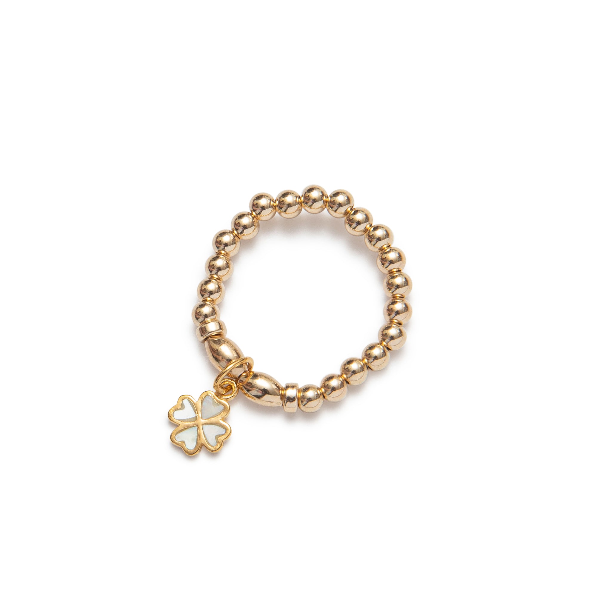 Women&#39;s charms elastic rings 14kt gold vermeil sterling silver handcrafted in canada  