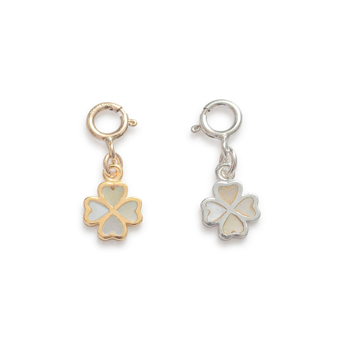 Mother-Of-Pearl Clover Charm