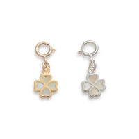 Mother-Of-Pearl Clover Charm