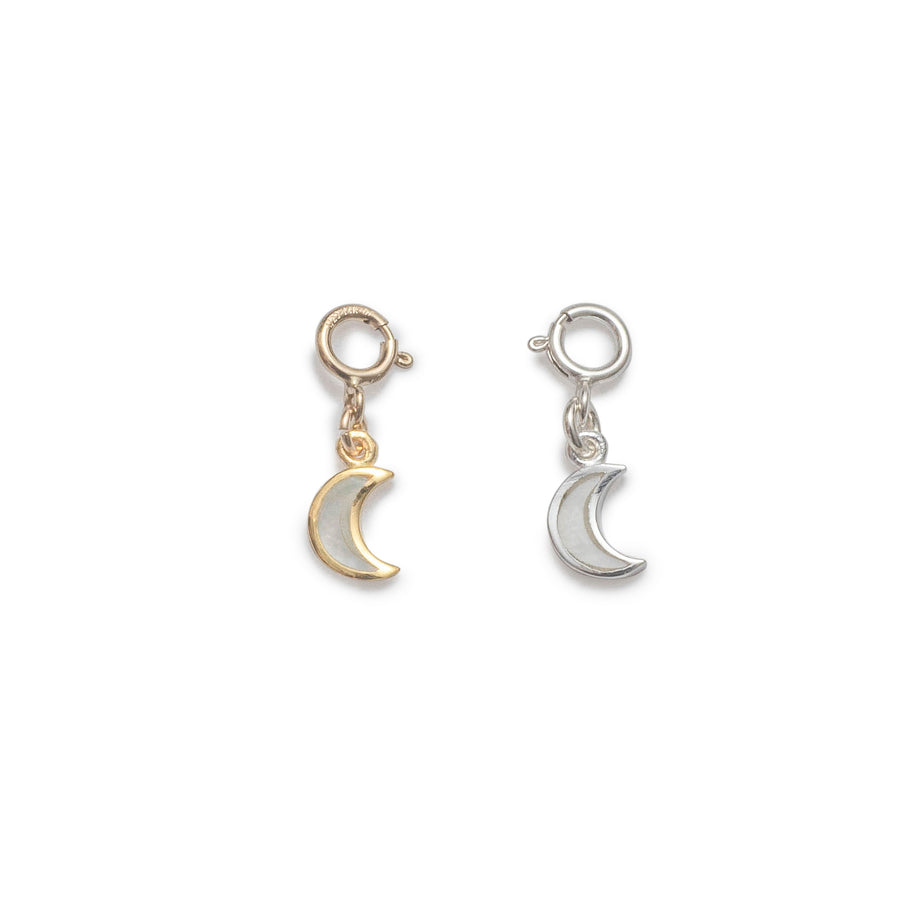 Mother-Of-Pearl Moon Charm
