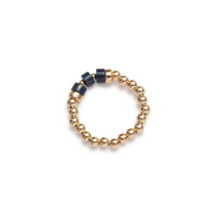 Be Poised Elastic Ring - Soulful Lapis