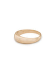 a gold dome ring 