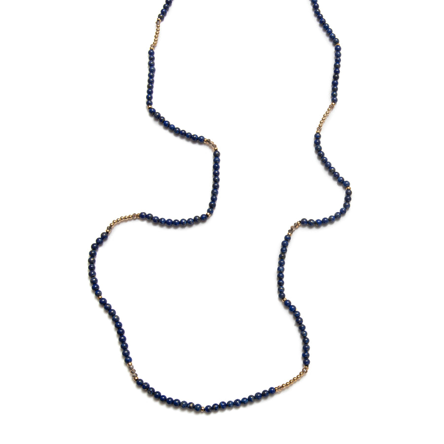 Be Silky Long Necklace - Soulful Lapis