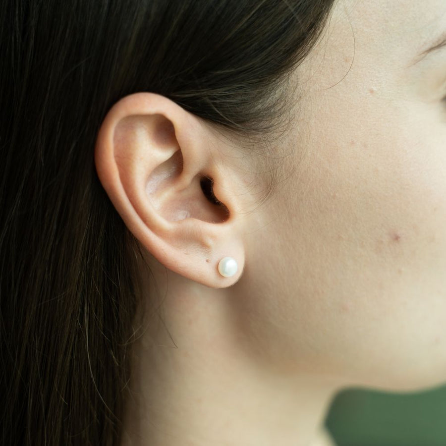 Earrings Freshwater Studs 6mm