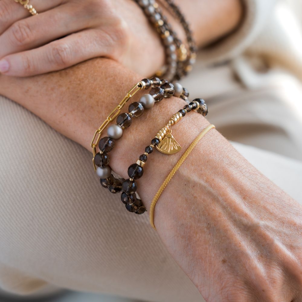 Be Candied 14kt Gold Vermeil Beaded Bracelet