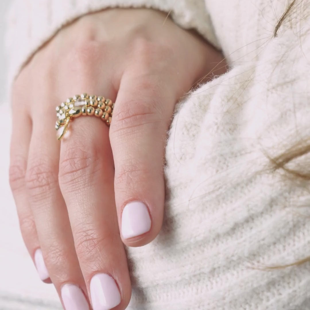 Ring Signature Set - Charmed - Jewerly in Sterling Silver 14kt Gold ...
