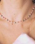 Be Happy Necklace - Côte d'Azur